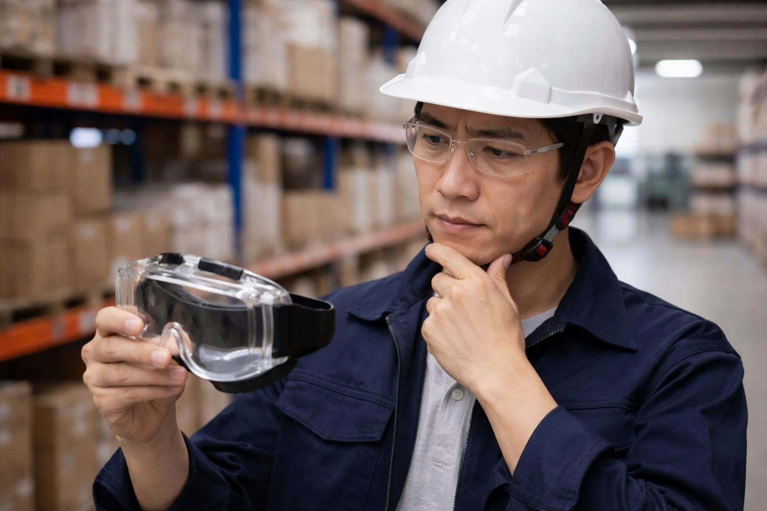 Chọn kính bảo hộ lao động