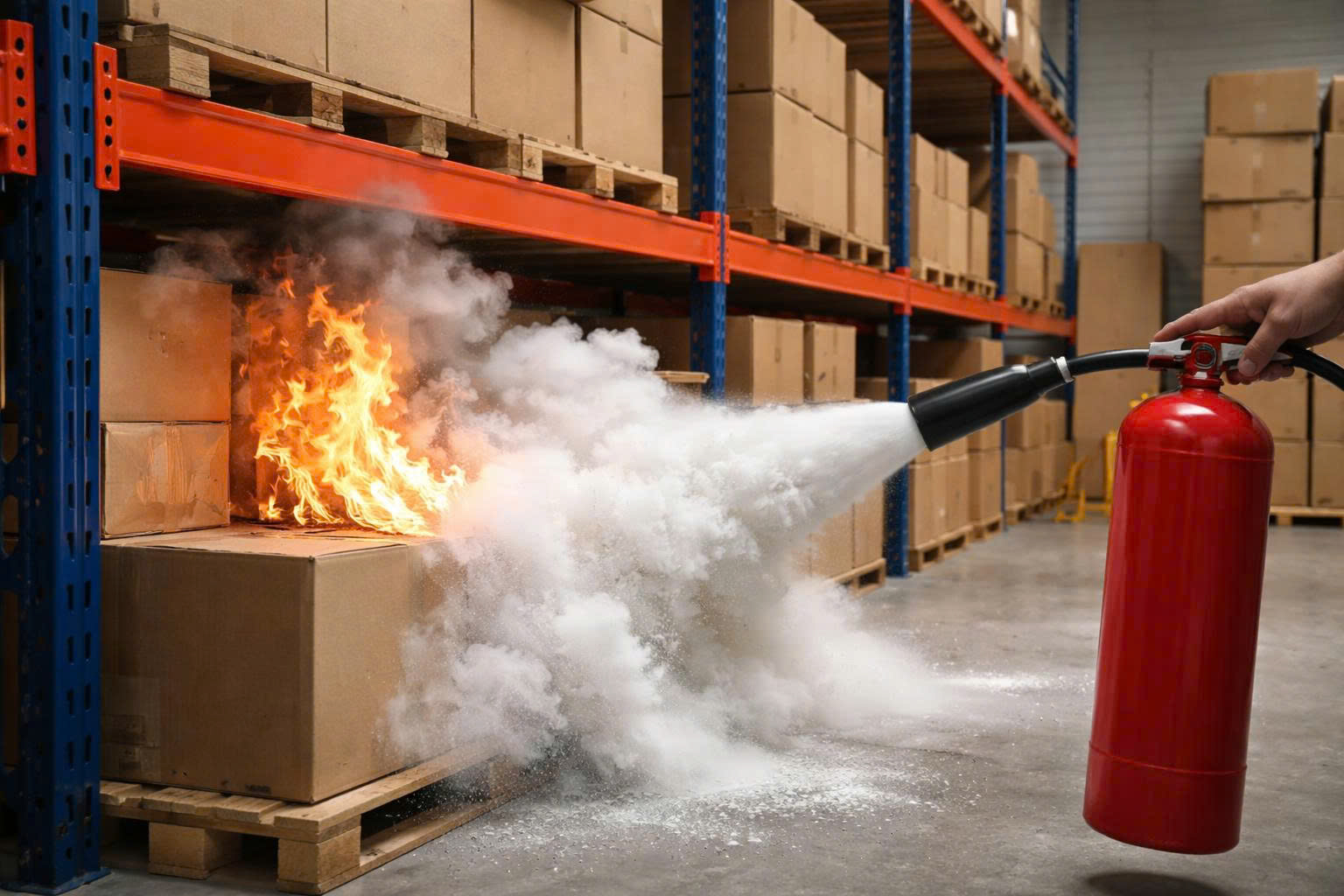 Cơ chế chữa cháy của bột ABC trong bình MFZ4 4kg