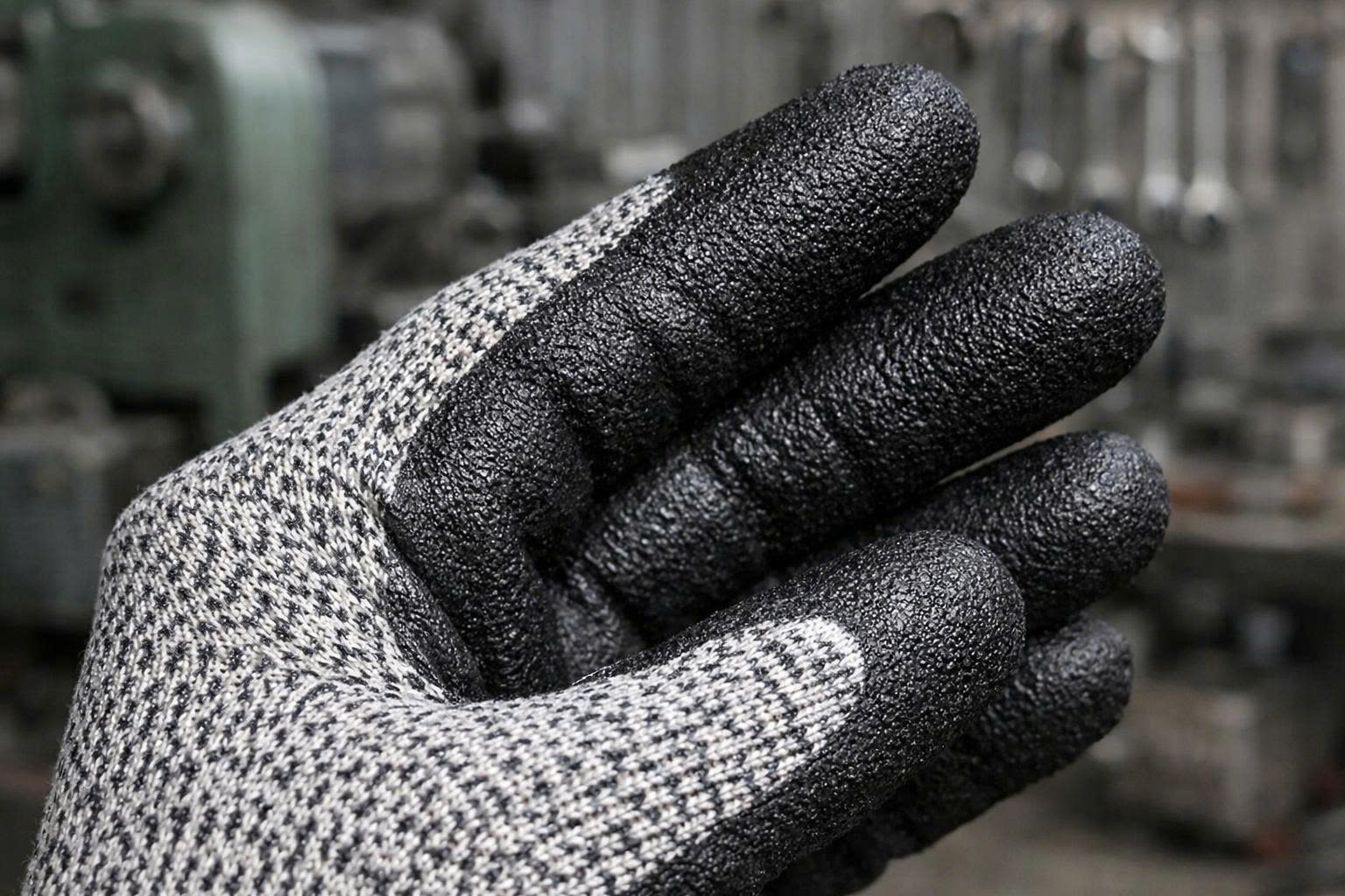 Găng tay chống cắt cấp độ 5 cấu tạo sợi chịu cắt cao