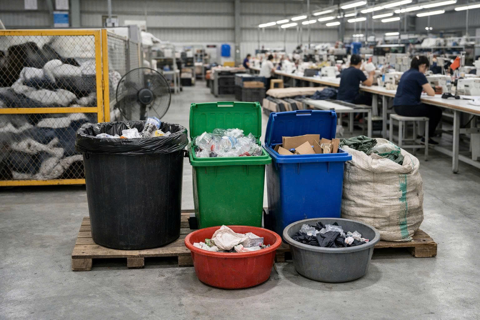 Hệ thống quản lý rác thải trong nhà xưởng