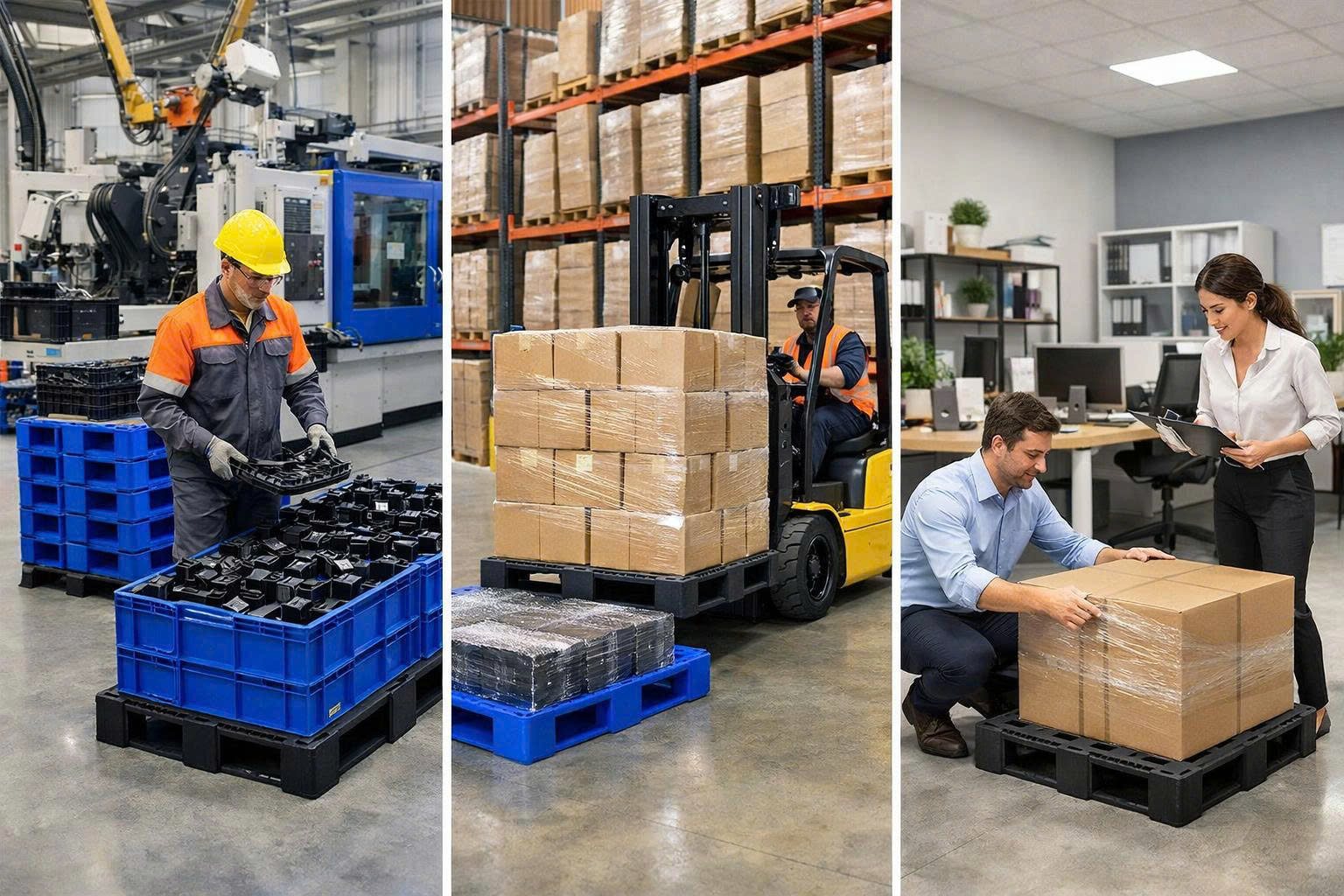 Lựa chọn pallet nhựa phù hợp cho doanh nghiệp và kho hàng