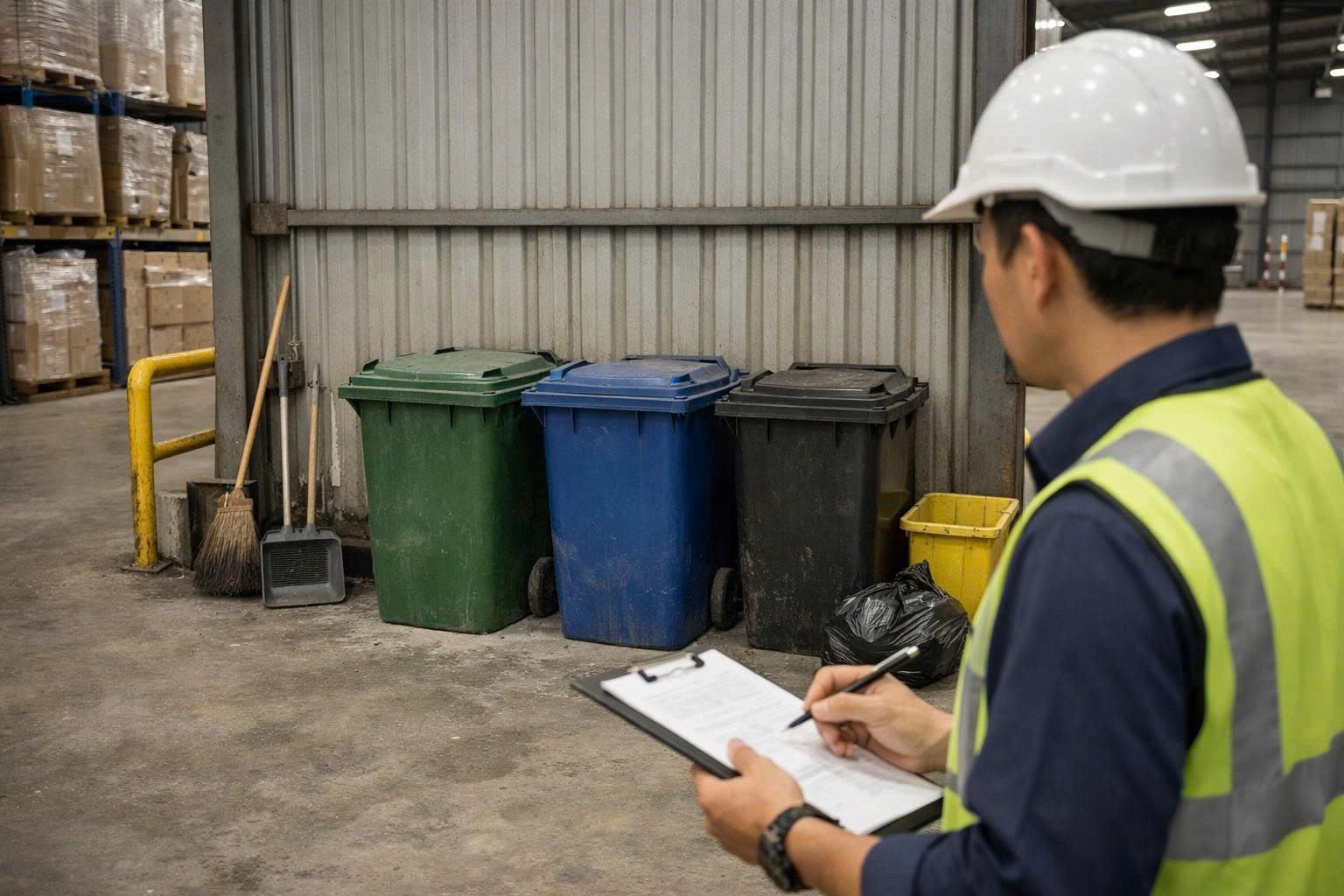 Doanh nghiệp lựa chọn thùng rác cho nhà xưởng và kho hàng