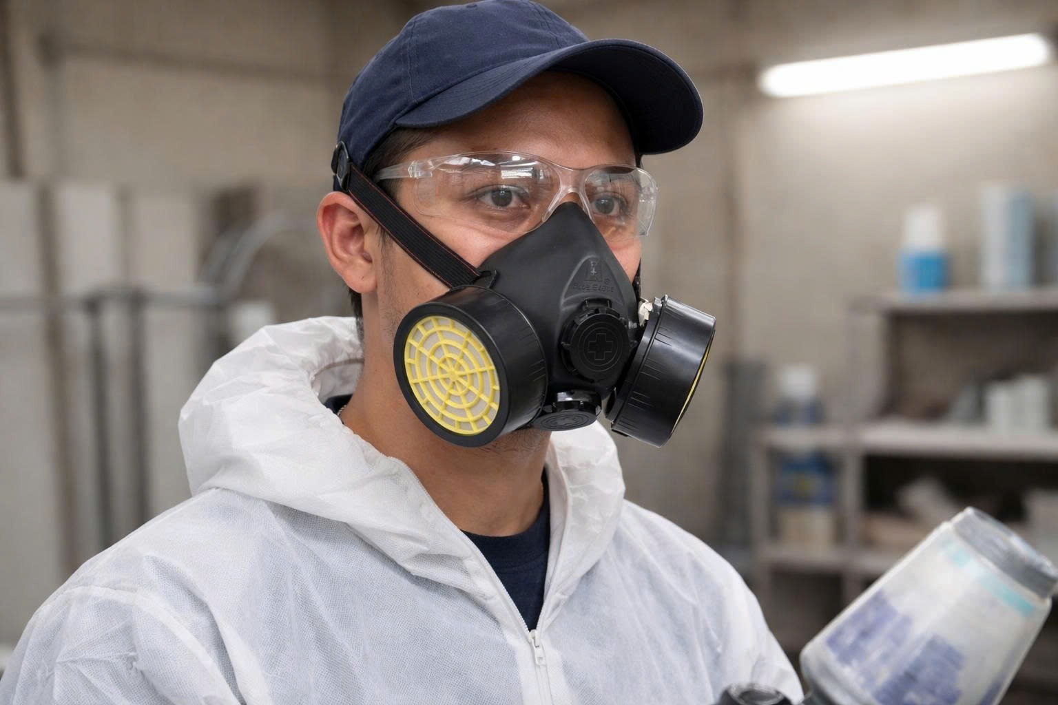 Mặt nạ phòng độc Blue Eagle NP306 cho xưởng sơn PU nhỏ