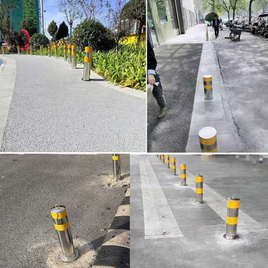 Cọc Tiêu Giao Thông Inox 50cm.1 