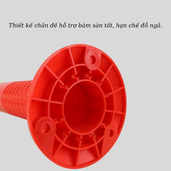 Cọc Tiêu nhựa TPU phân làn giao thông phản quang 75cm Nhật Quang