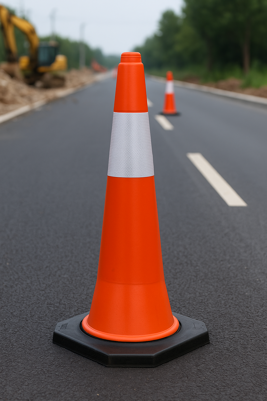 Cọc Tiêu Được Sử Dụng Làm Cảnh Báo Công Trình 