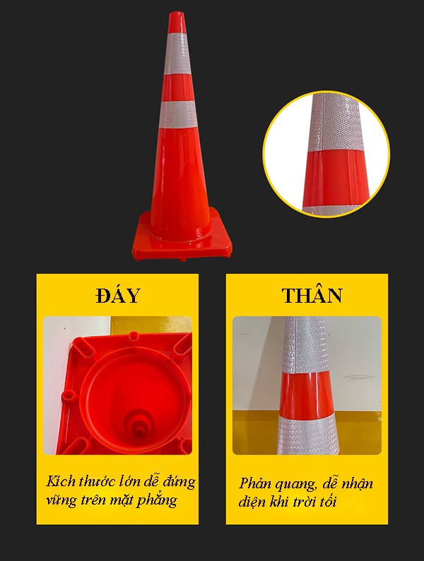 Tính năng nổi bật của cọc tiêu pvc 