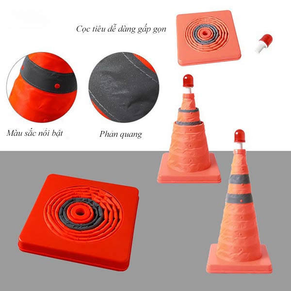 Tính năng nổi bật của cọc tiêu rút gọn 