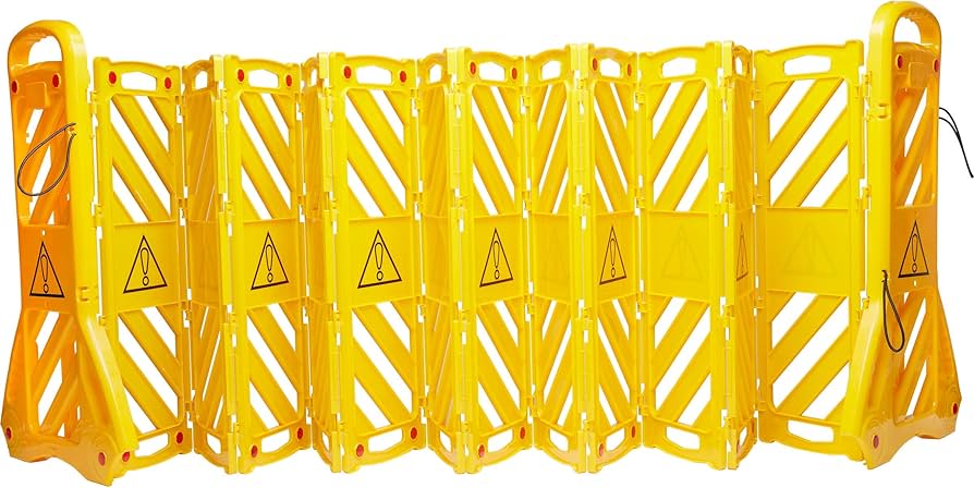 Hàng Rào Di Động Xếp Gọn Cảnh Báo Bằng Nhựa