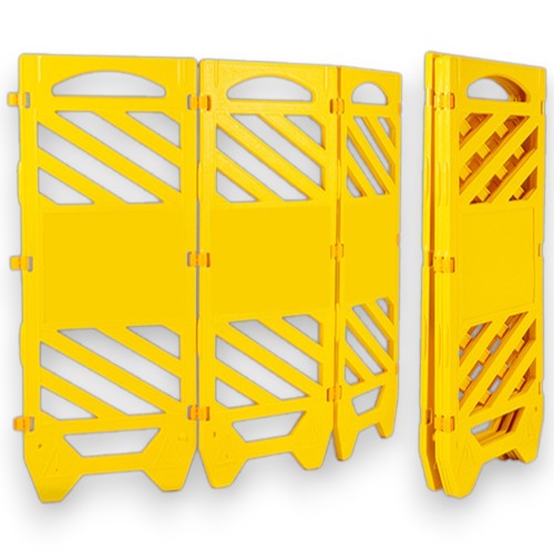 Hàng Rào Di Động Xếp Gọn Cảnh Báo Bằng Nhựa