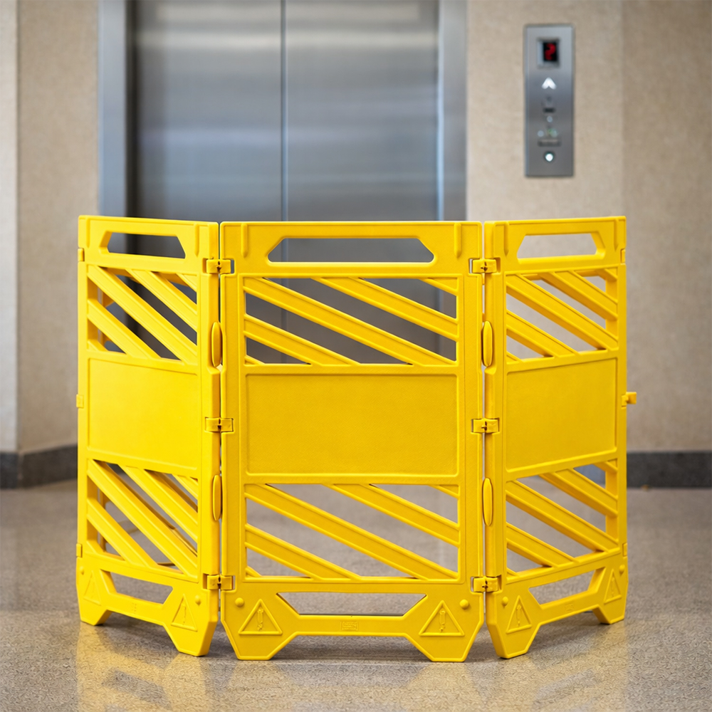 Hàng Rào Di Động Xếp Gọn Cảnh Báo Bằng Nhựa