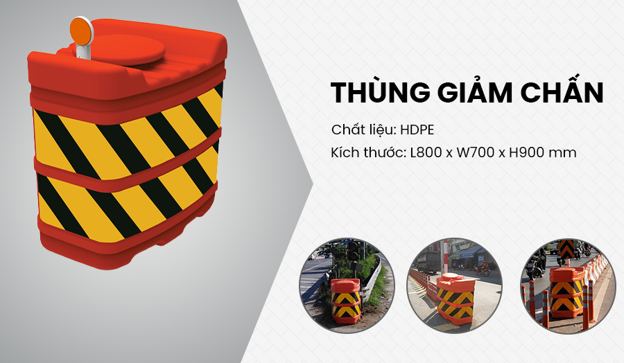 Thùng Giảm Chấn Chống Đâm 005