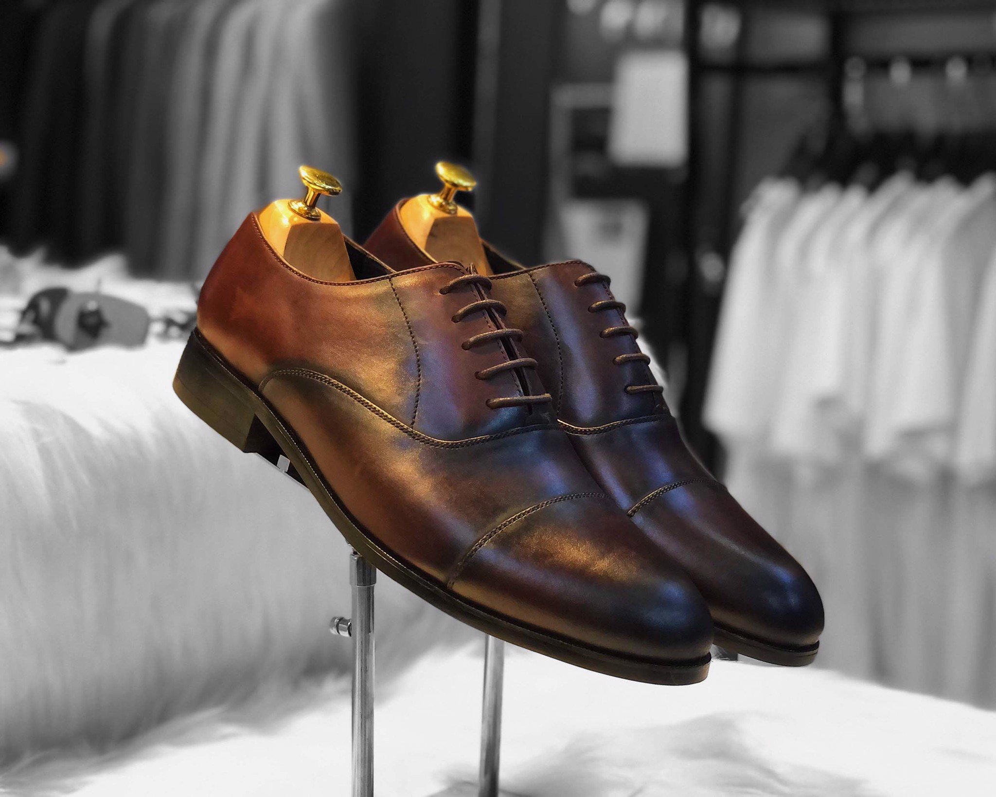 Giày Da Công Sở – Giày Da Cấp Tướng Tá Nhật Quang