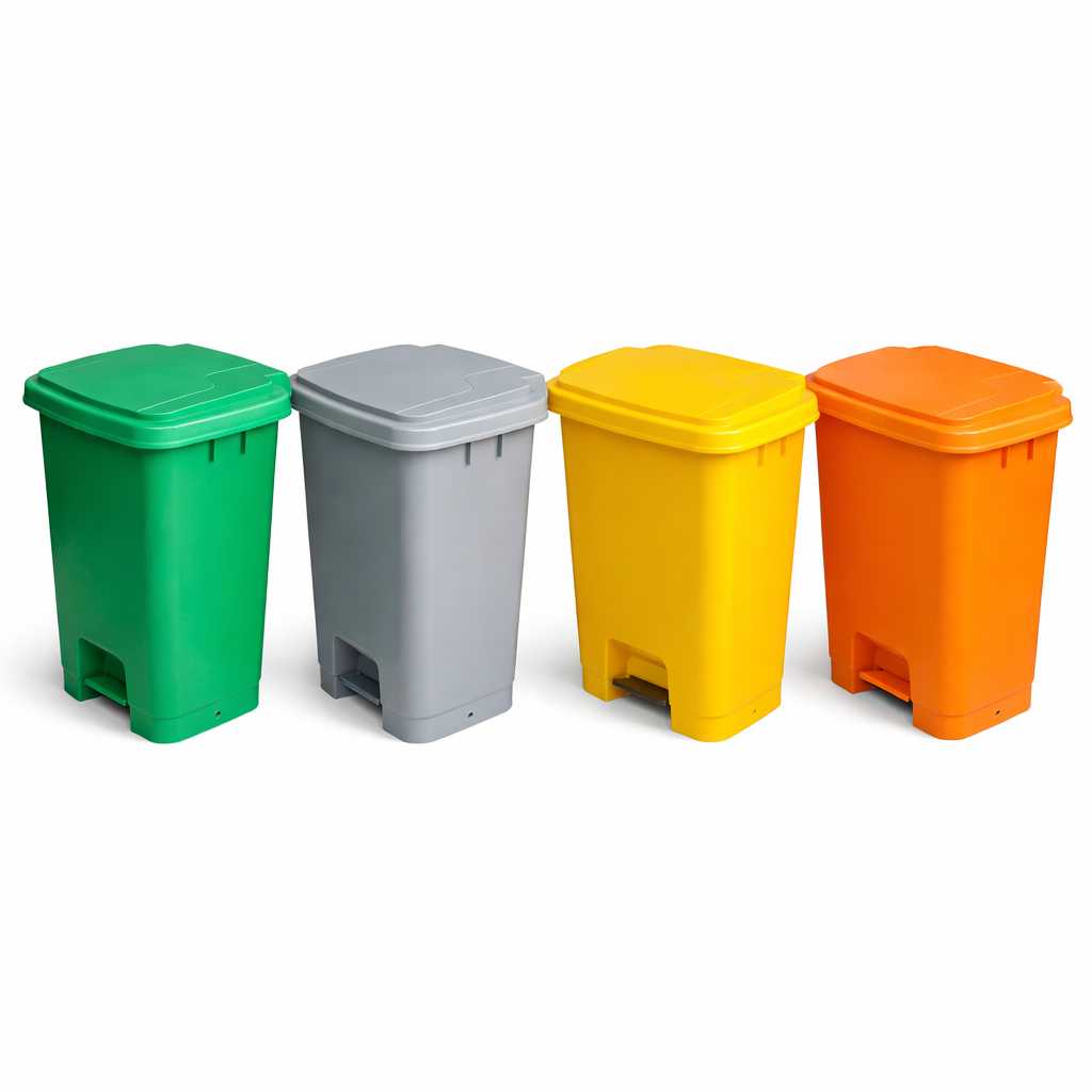 Thùng Rác Nhựa 30L có dậm chân 