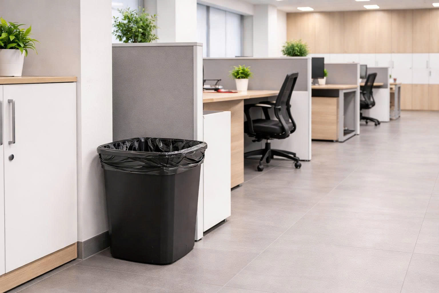 thùng rác đạt chuẩn cho văn phòng doanh nghiệp