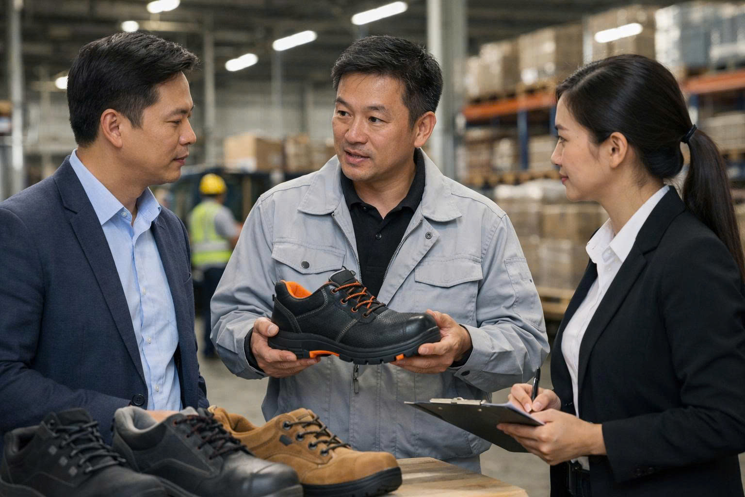 Doanh nghiệp tư vấn chọn giày bảo hộ