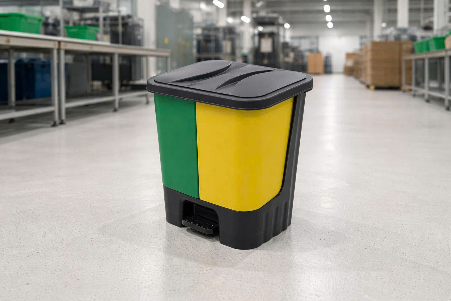 Vật liệu nhựa ảnh hưởng đến độ bền thùng rác công nghiệp